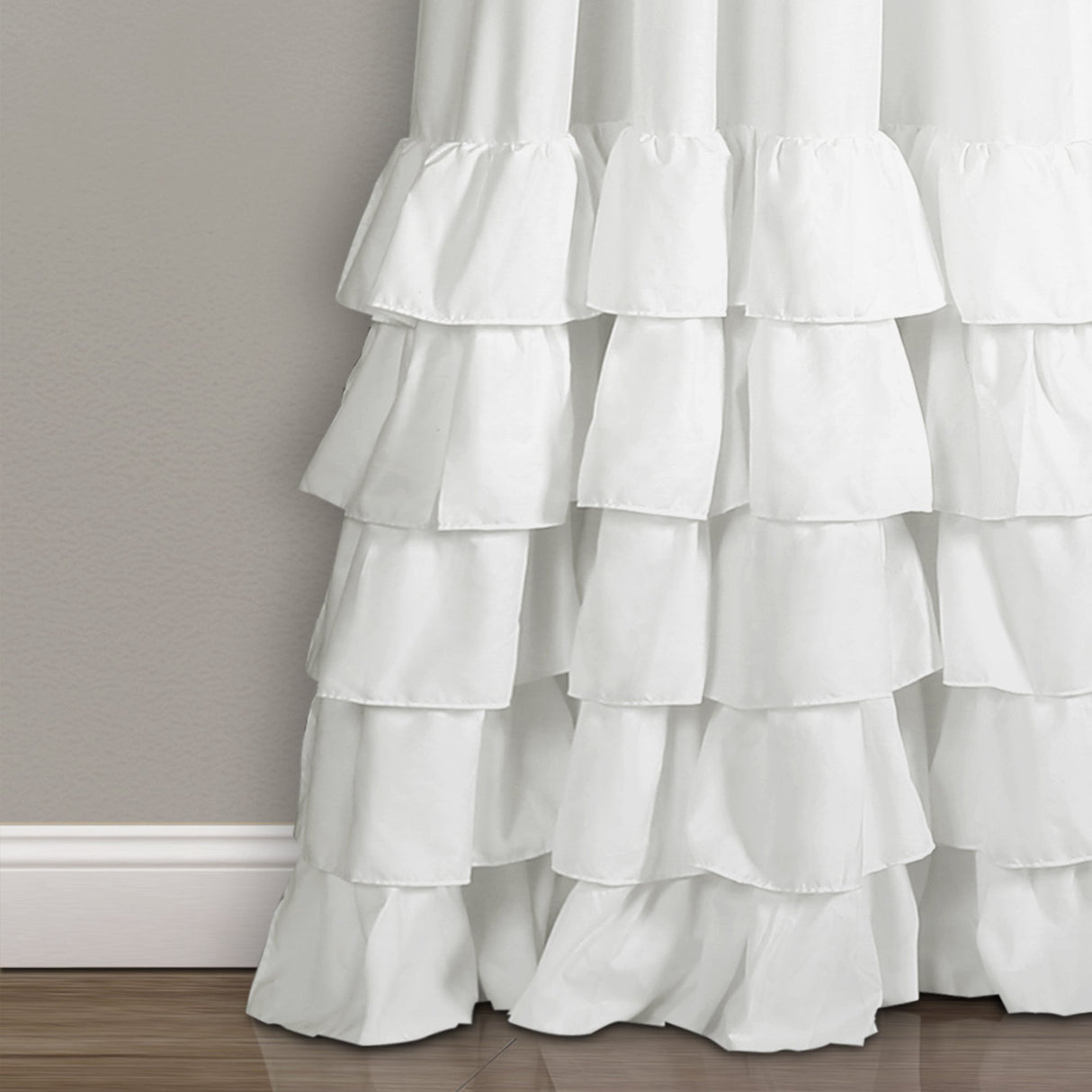 Allison Ruffle Window Curtain Panel Set from LushDecor