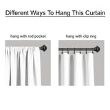 Aprile Room Darkening Window Curtain Set from LushDecor