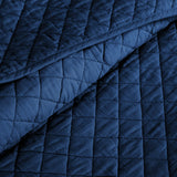 Ava Diamond Oversized Cotton Quilt Set from LushDecor