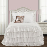 Allison Ruffle Skirt Bedspread Set from LushDecor