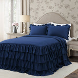 Allison Ruffle Skirt Bedspread Set from LushDecor
