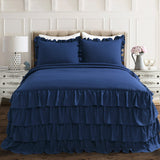 Allison Ruffle Skirt Bedspread Set from LushDecor