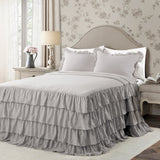 Allison Ruffle Skirt Bedspread Set from LushDecor