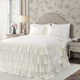 Allison Ruffle Skirt Bedspread Set from LushDecor