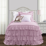 Allison Ruffle Skirt Bedspread Set from LushDecor