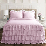Allison Ruffle Skirt Bedspread Set from LushDecor