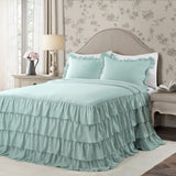 Allison Ruffle Skirt Bedspread Set from LushDecor