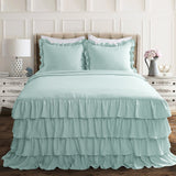 Allison Ruffle Skirt Bedspread Set from LushDecor