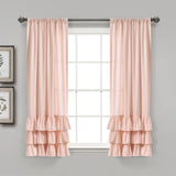 Allison Ruffle Window Curtain Panel Set from LushDecor