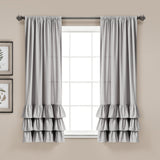 Allison Ruffle Window Curtain Panel Set from LushDecor