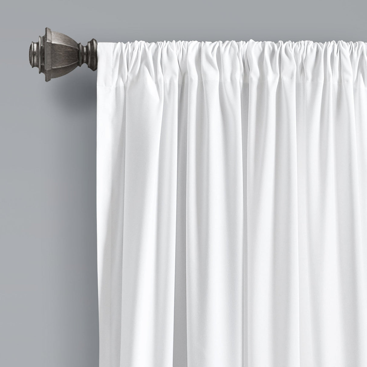 Allison Ruffle Window Curtain Panel Set from LushDecor