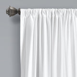 Allison Ruffle Window Curtain Panel Set from LushDecor