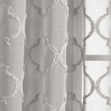Avon Trellis Grommet Sheer Window Curtain Panel Set from LushDecor