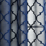 Avon Trellis Grommet Sheer Window Curtain Panel Set from LushDecor