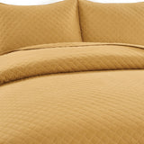 Ava Diamond Oversized Cotton Quilt Set from LushDecor
