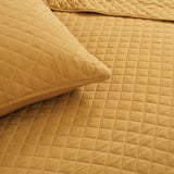 Ava Diamond Oversized Cotton Quilt Set from LushDecor