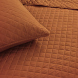 Ava Diamond Oversized Cotton Quilt Set from LushDecor