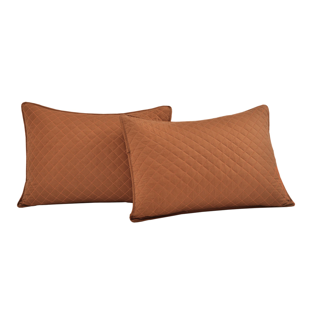 Ava Diamond Oversized Cotton Quilt Set from LushDecor