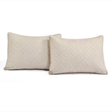 Ava Diamond Oversized Cotton Quilt Set from LushDecor