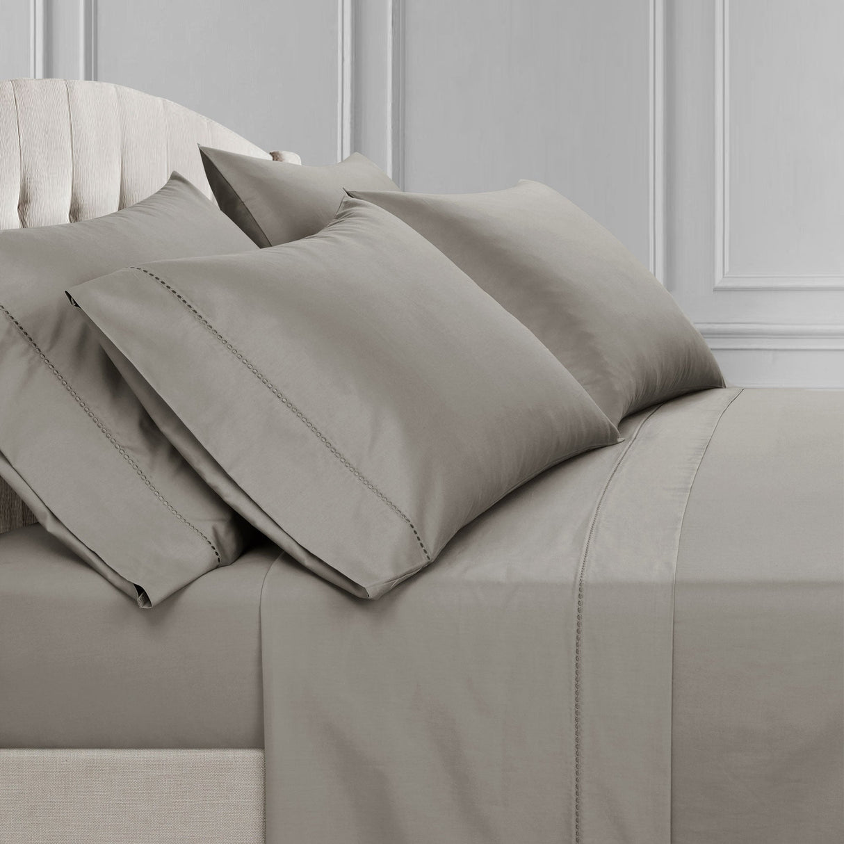 Aria Dots Cotton Sheet Set from LushDecor