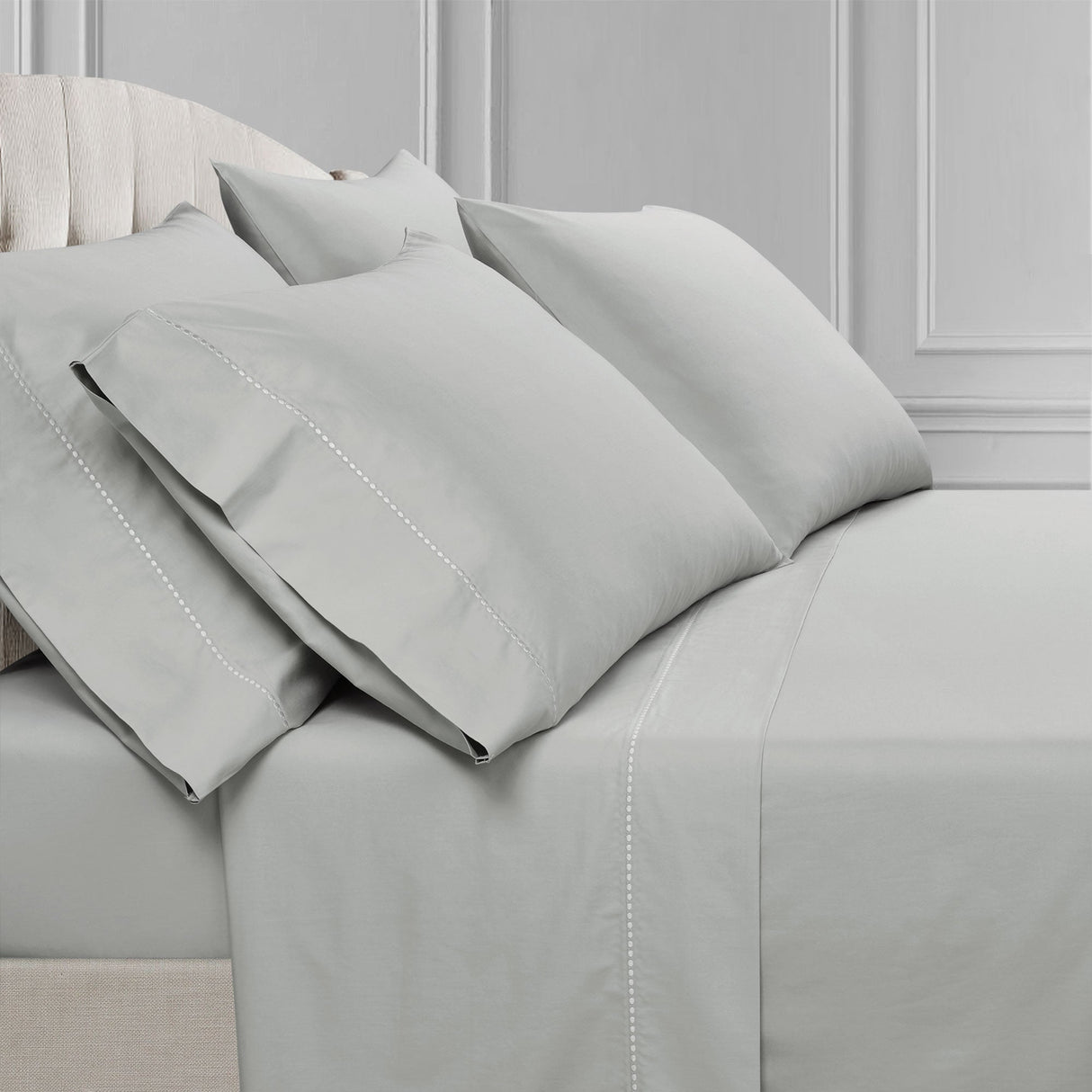 Aria Dots Cotton Sheet Set from LushDecor