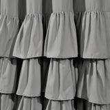 Allison Ruffle Window Curtain Panel Set from LushDecor