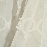 Avon Trellis Grommet Sheer Window Curtain Panel Set from LushDecor