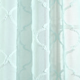 Avon Trellis Grommet Sheer Window Curtain Panel Set from LushDecor