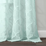 Avon Trellis Grommet Sheer Window Curtain Panel Set from LushDecor