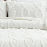 Avon Textured Ruffle Quilt 3 Piece Set from LushDecor
