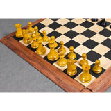 Jacques Cook Staunton Collectors Chess Set- Chess Pieces Only - Ebony Wood - 3.75" From Royal Chess Mall