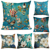 Feathered Floral Cushion Covers from Moderny