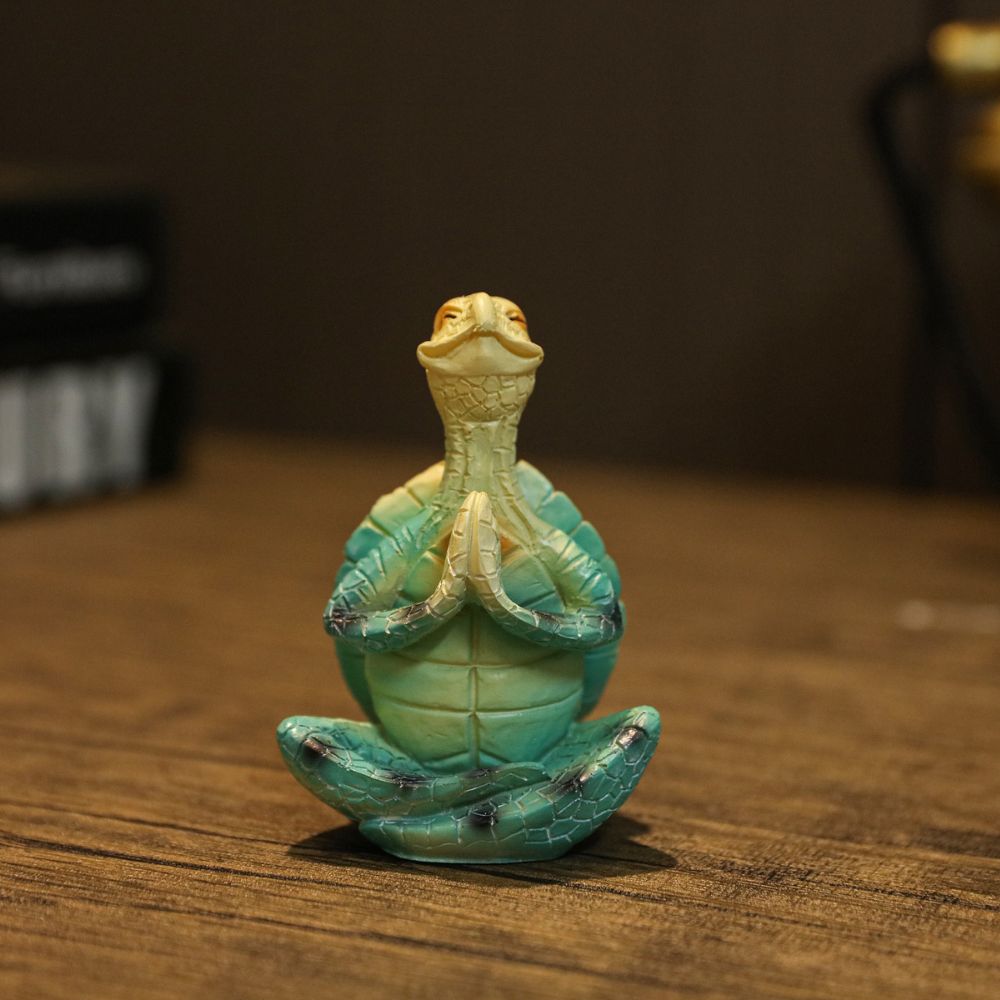 Yoga Turtle Statues from Moderny