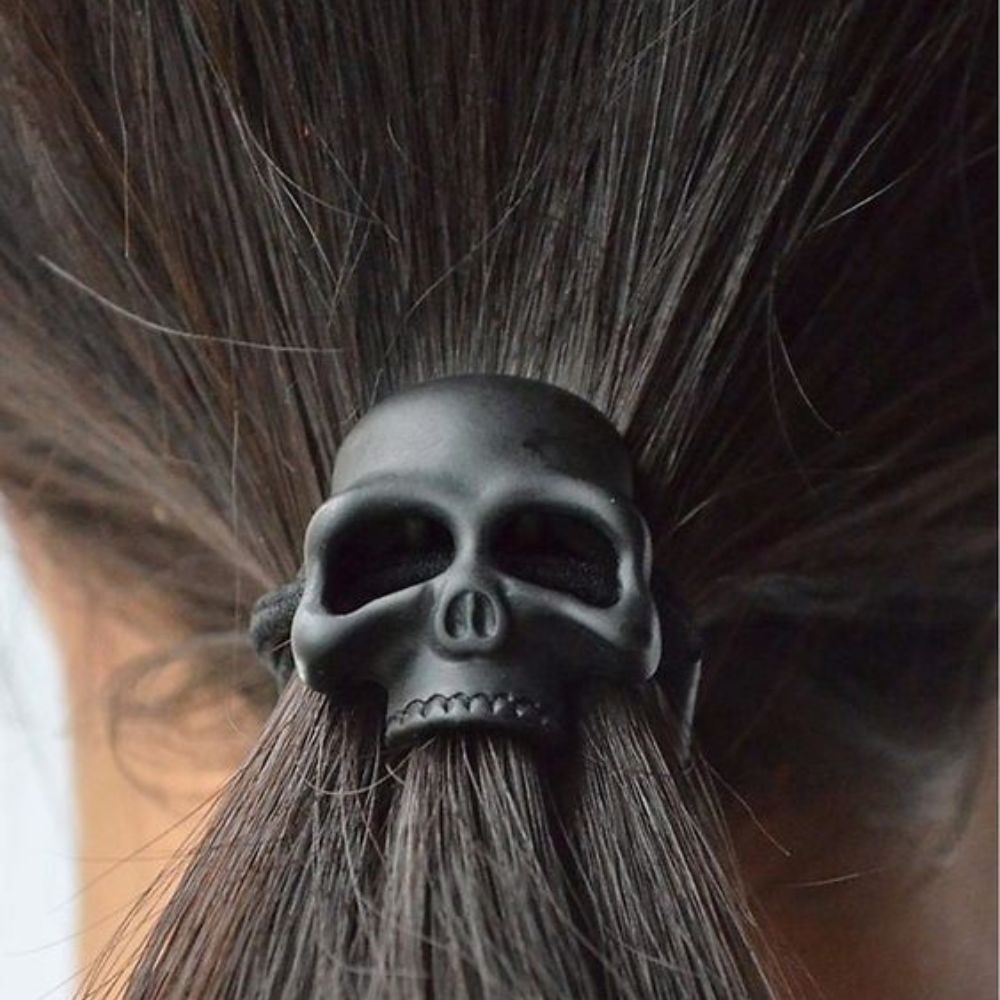 GLAM SKULL HAIR TIE from Ashlen