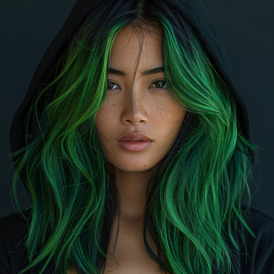 Medusa Hair Color - Emerald Ivy from Medusa's Makeup