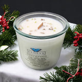 Rocks Candle - Evergreen (Wood Wick Peridot & Smoky Quartz Gemstone Soy Candle) from Evolve Botanica