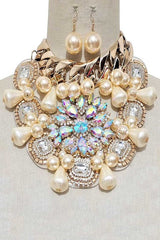 Bejewel Head Turner Statement Necklace Set from My Pampered Life Seattle