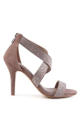 QUEEN BEE Rhinestone High Heeled Sandal from My Pampered Life Seattle