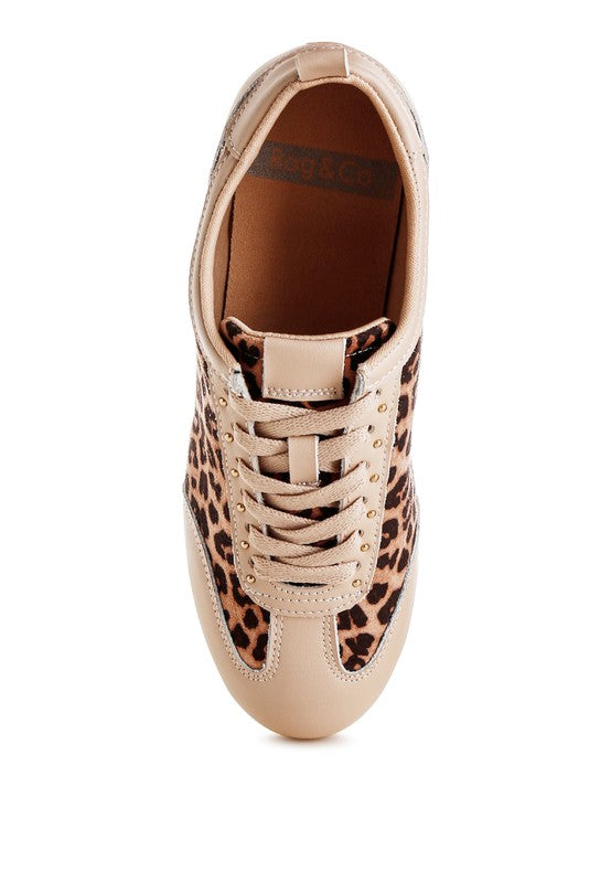 Narati Leopard Print Real Leather Sneakers from My Pampered Life Seattle