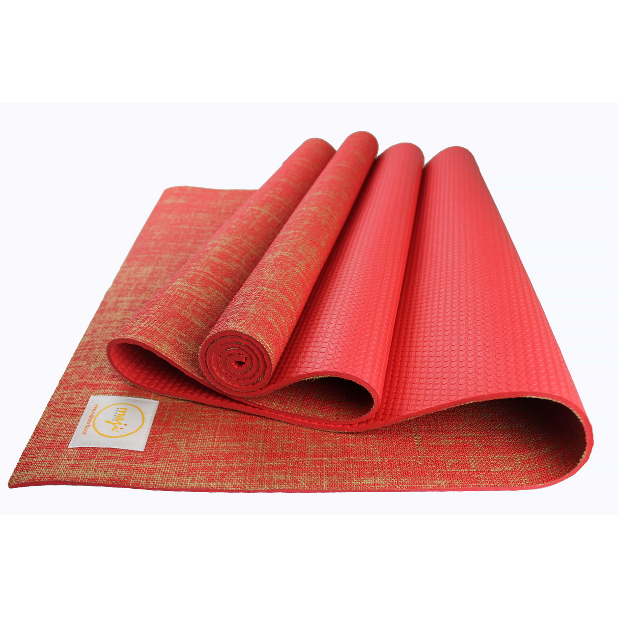 Maji Sports Jute Premium Eco Yoga Mat + Foot Massager  (7.5cm x 17.5cm) from Jupiter Gear Home