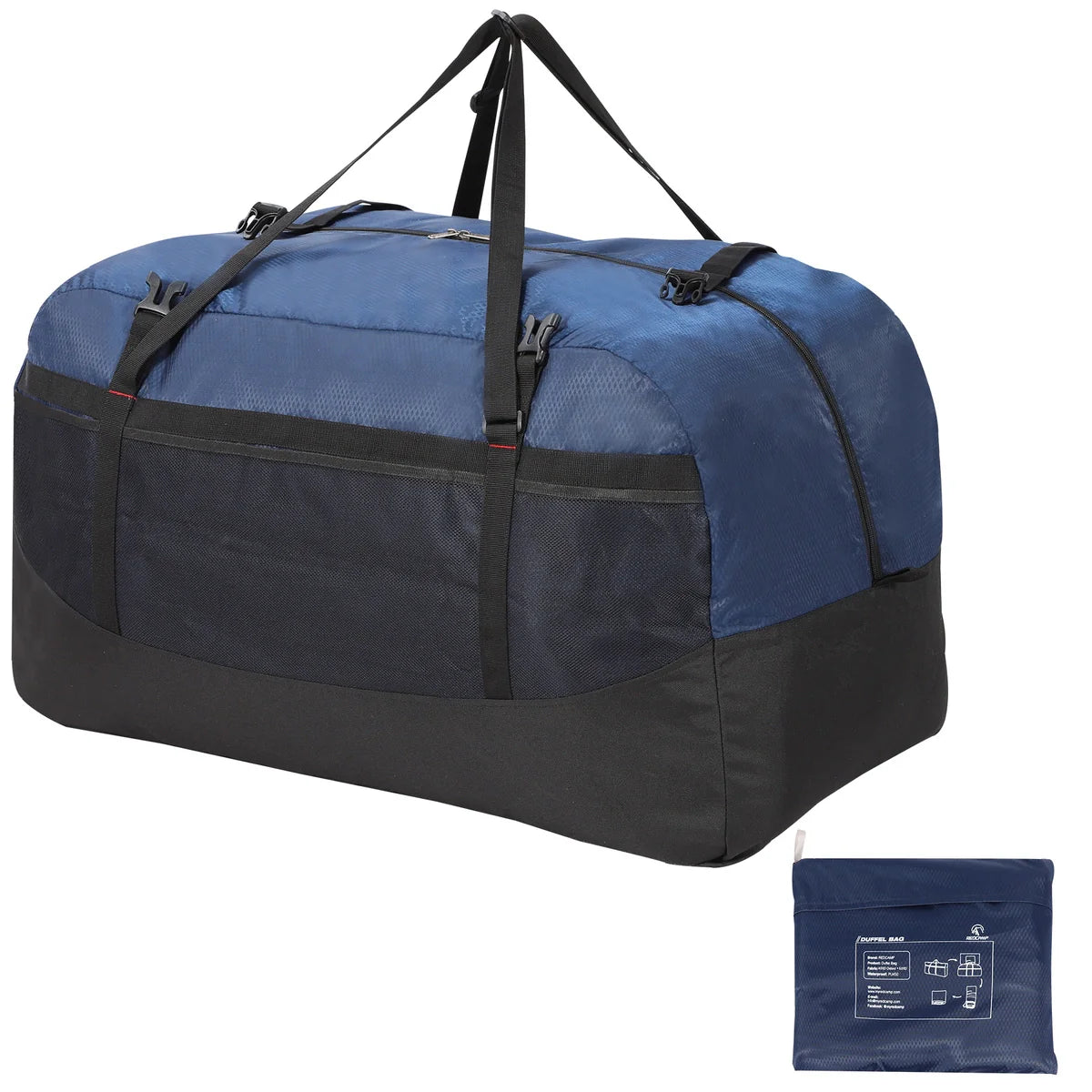 Large Foldable Travel Bag Lightweight Sports Bag 60/75/96L/100L From Redcamp