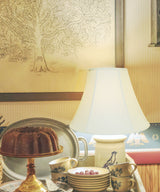 Egg Shell Shantung Bell Lamp Shade 17"W x 12"H  from LampsUSA