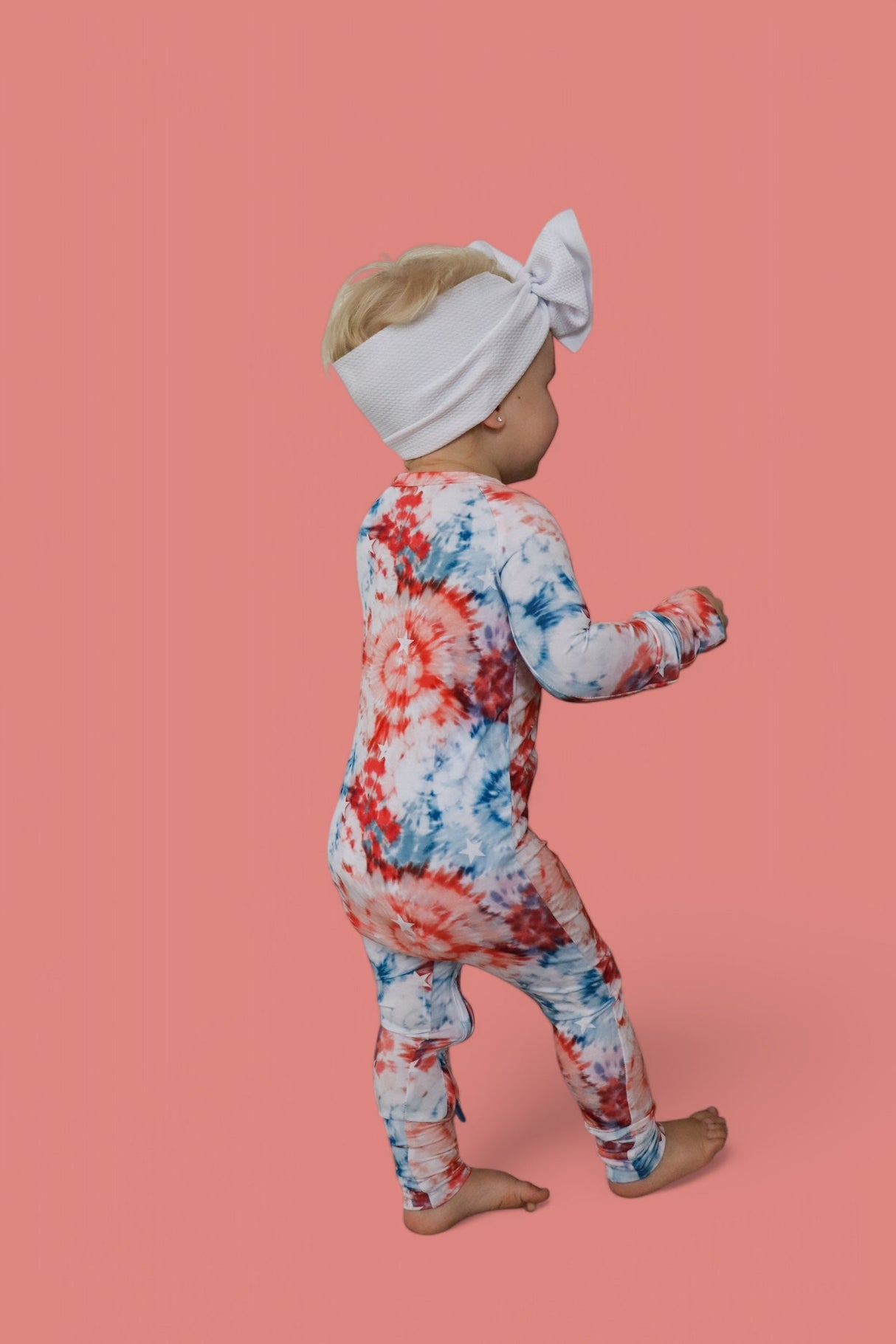 STARRY TIE DYE DREAM ROMPER from DREAM BIG LITTLE CO