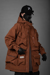 J25 Brown Storage X Tech Jacket from Niepce Inc