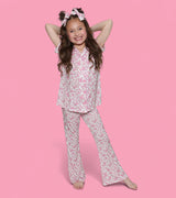 ROSEWOOD TOILE DREAM GIRL'S FLARE SET from DREAM BIG LITTLE CO