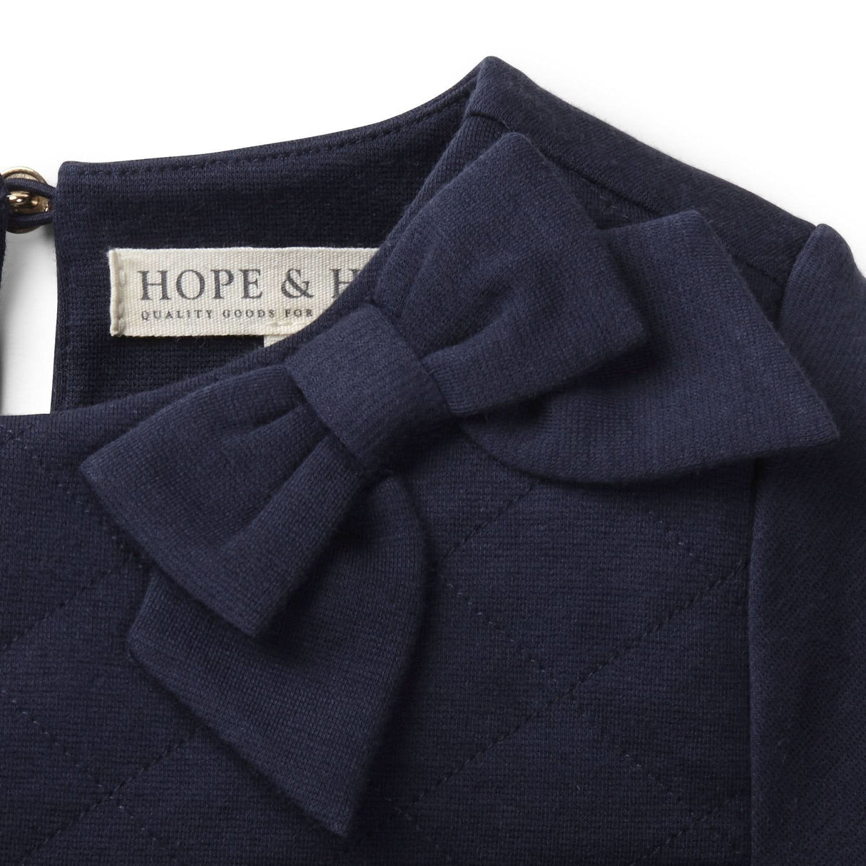 Quilted Ponte Riding Dress - Baby from Hope & Henry