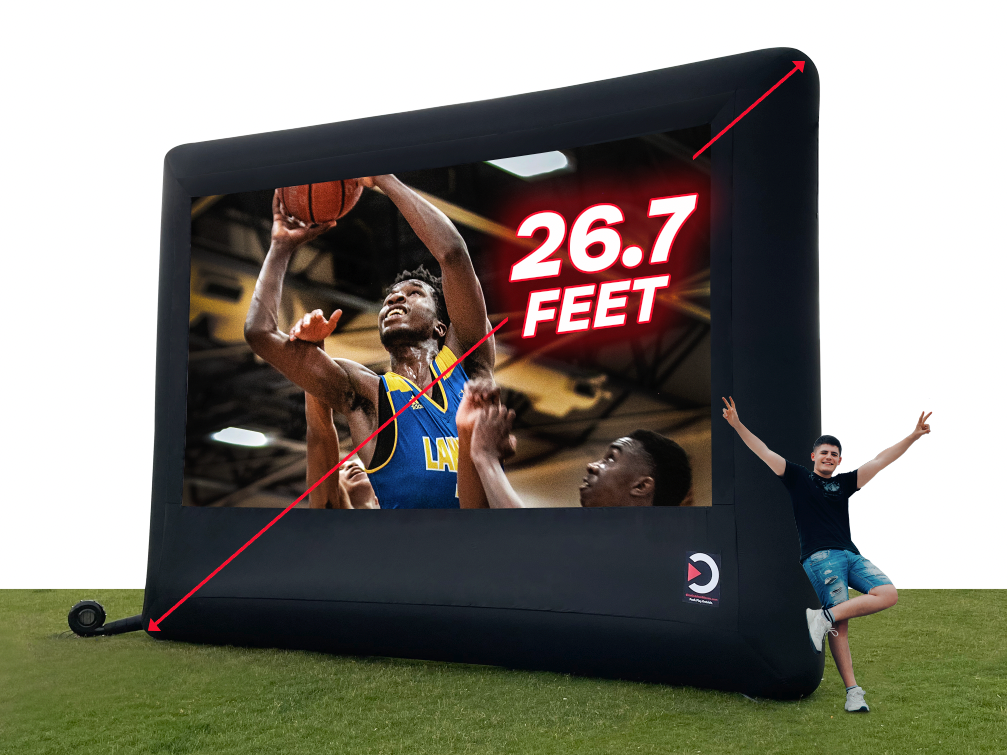 Elite Outdoor Movies 17' Nano Outdoor Cinema System From Elite Outdoor Movies