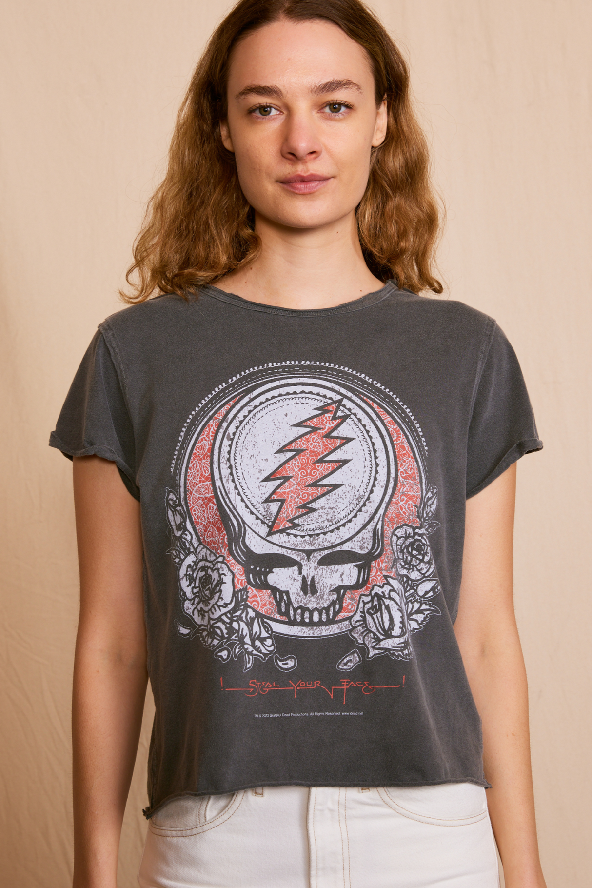 Grateful Dead Steal Your Face Crop Top from People of Leisure