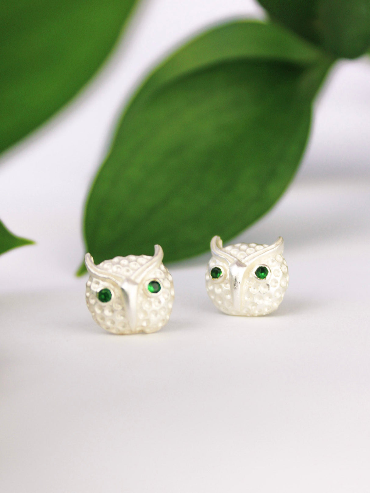 Azia Owl Stud Earrings from Ash & Rose