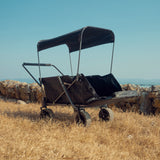 Folding Dog Wagon Cart with Extendable Rear End Heavy Duty From Redcamp